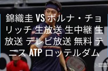 【ライブ】錦織圭 VS ボルナ・チョリッチ 生放送 生中継 生放送 テレビ放送 無料