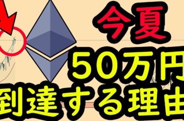 イーサリアム　（ETH）今夏50万円を到達する理由　ビットコイン イーサリアム ネム   リップル IOST 仮想通貨 10set Tenset テンセット