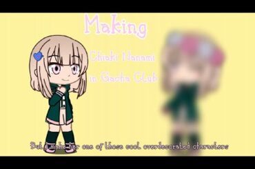 Making Chiaki Nanami in Gacha club but I make her one of those cool overdecorated characters