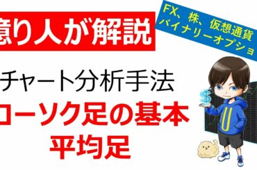 【億り人が解説】ローソク足・平均足（仮想通貨・株・FX・バイナリーオプション）／テクニカル分析・チャート分析手法