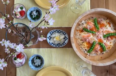 【週末だけ丁寧な暮らし】ひな祭りとハーブたちの植え替え