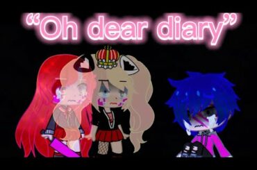 ||~ “Oh dear diary” || Meme || Danganronpa || Yasuke and Junko Enoshima || Gacha Club ~||