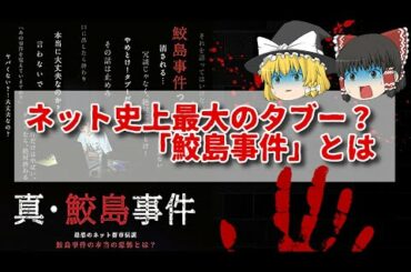 【まさかの映画化】ネット界のタブー？「鮫島事件」とは【ゆっくり解説】