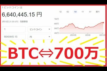 【仮想通貨】ビットコイン700万円（BTC）とリスクない儲け方