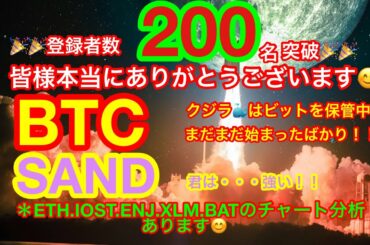 【仮想通貨 BTC.ETH.IOST.SAND.ENJ.XLM.BAT】ビットコインは更なる爆上げ準備中❗️❗️イーサリアムはやはり今年の注目通貨NO.1👍有名アナリストの注目の8通貨とは❗️❓