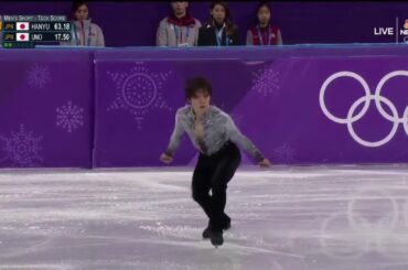 宇野昌磨　2018年　平昌五輪　SP　Shoma Uno 2018 Pyeonchang Olimpics SP