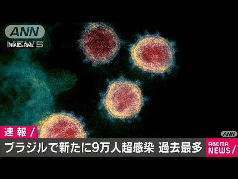 新型コロナ　ブラジルで新規感染者9万人超え(2021年3月18日)