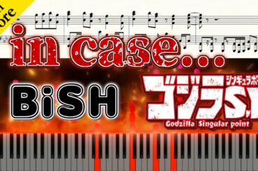 in case.../BiSH ”Godzilla Singular Point" OP (Piano Cover of the Chorus)