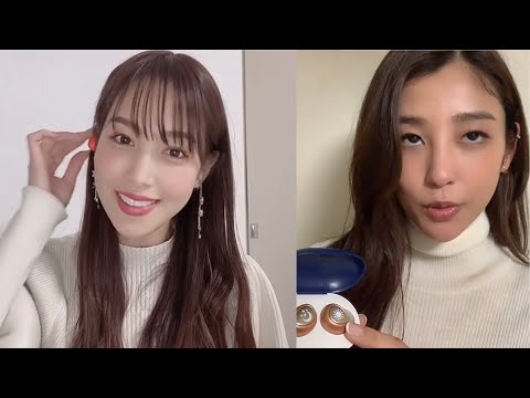 鷲見玲奈アナ 岡副麻希アナ インスタ でコラボヘッドホンの性能をご紹介します！【めざましテレビ】