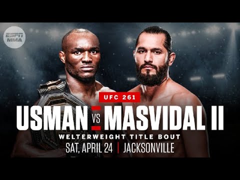 【UFC261】4/25カマル・ウスマンが ホルヘ・マスヴィダルと再戦。準備万端のマスヴィダルでも…