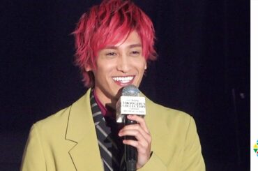 EXIT兼近、悩殺ウインク披露で赤面！りんたろー。が思わずツッコミ「恥ずかしがってんじゃねぇよ！」 鷲見玲奈とランウェイに登場 『マイナビ TGC 2021 S/S』