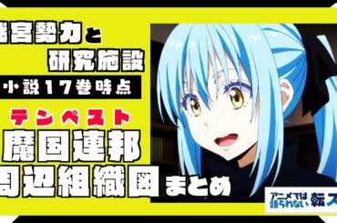 【まとめ】テンペスト最新組織図　魔国の防衛システム　地下迷宮勢力と迷宮内の研究施設　※小説最新巻時点