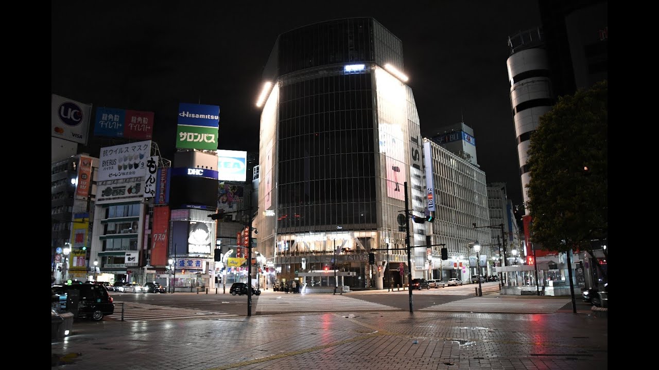 緊急事態宣言解除後の渋谷夜散歩