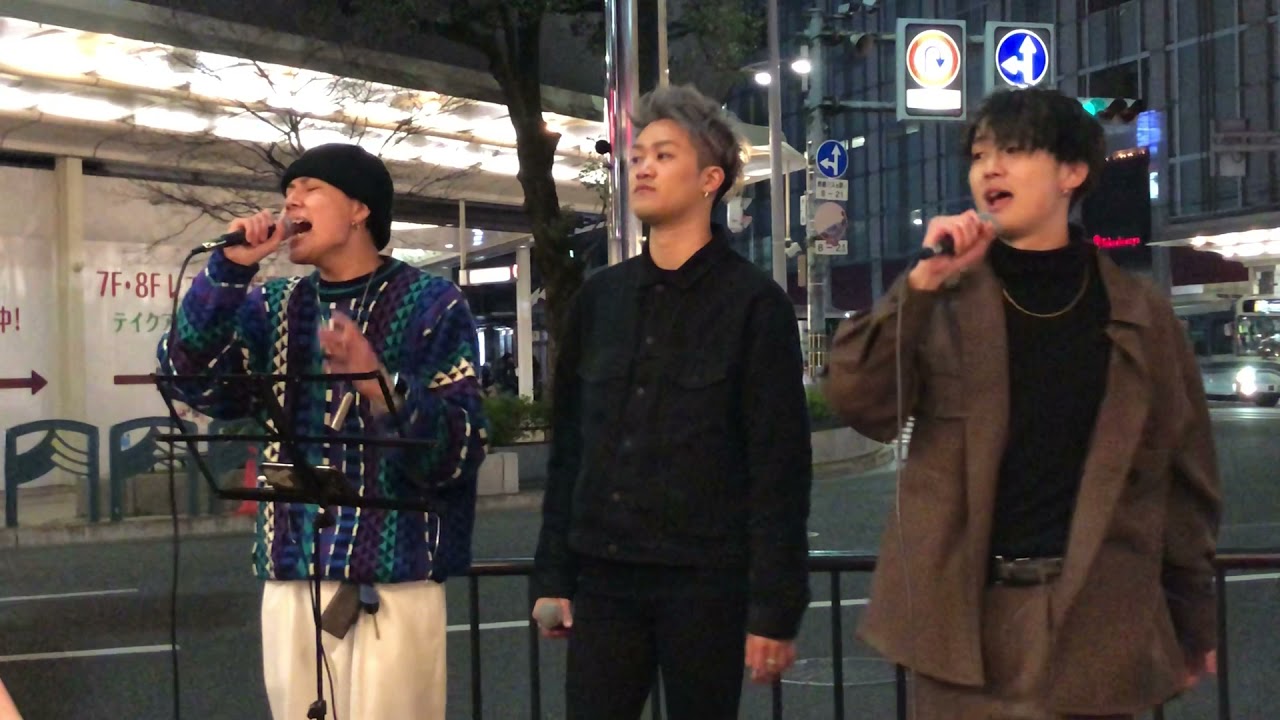 「朝が来る前に」/秦基博 #京都路上#荒木一仁 #樋川智也 #柳沼一輝