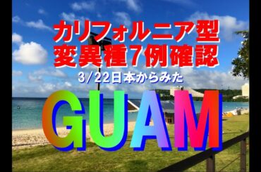 3/22日本からみた GUAM カリフォルニア型変異種を確認