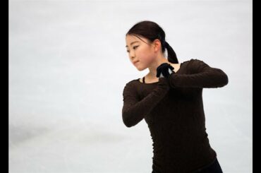 紀平梨花、練習で４回転サルコー決めた！　ＳＰは最終３９番目の滑走／フィギュア