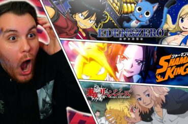 Spring 2021 Anime Trailer Reaction || EDENS ZERO, SHAMAN KING REMAKE, TOKYO REVENGERS & MORE!