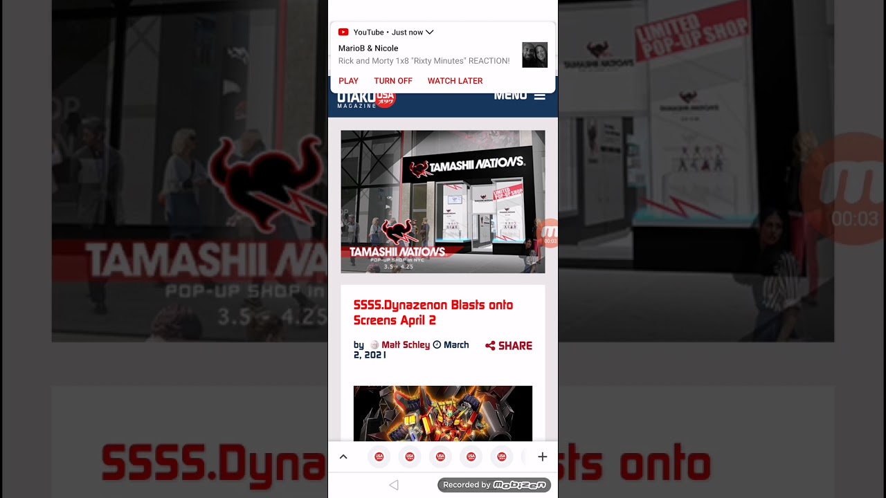 SSSS.Dynazenon Blasts onto Screens 04/02 SSSS.Dynazenon Blasts onto Screens 04/02