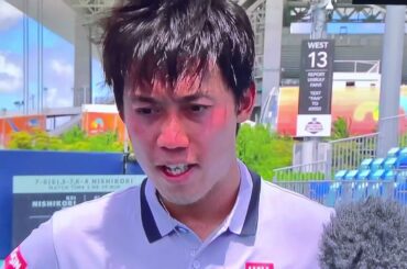 #keinishikori #錦織圭　勝利インタビュー#マイアミオープン