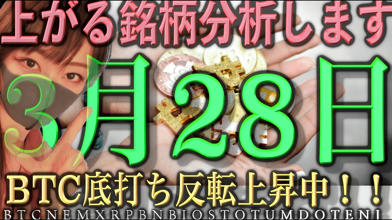【ビットコイン,NEM,XRP,BNB,IOST,QTUM,DOT,ENJ】上がる銘柄はこれだ！4月は暖かい風が吹く