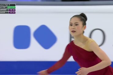 2021 World Figure Skating Championships_FS_Satoko MIYAHARA_宮原知子