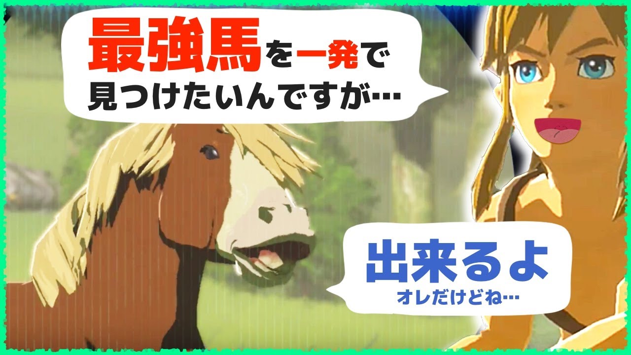 [攻略] 厳選！スピード５や最強馬の捕まえ方 [ゼルダの伝説 ブレスオブザワイルド]