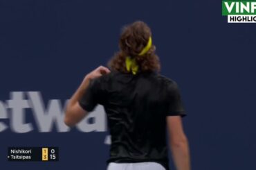 Kei Nishikori (錦織圭) vs Stefanos Tsitsipas