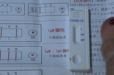 コロナの抗原抗体検査で陽性