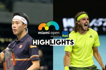 錦織圭 vs ステファノス・チチパス SET1