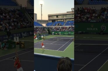 【錦織圭】錦織圭、全盛期の正確なバックハンド！！！【現地】