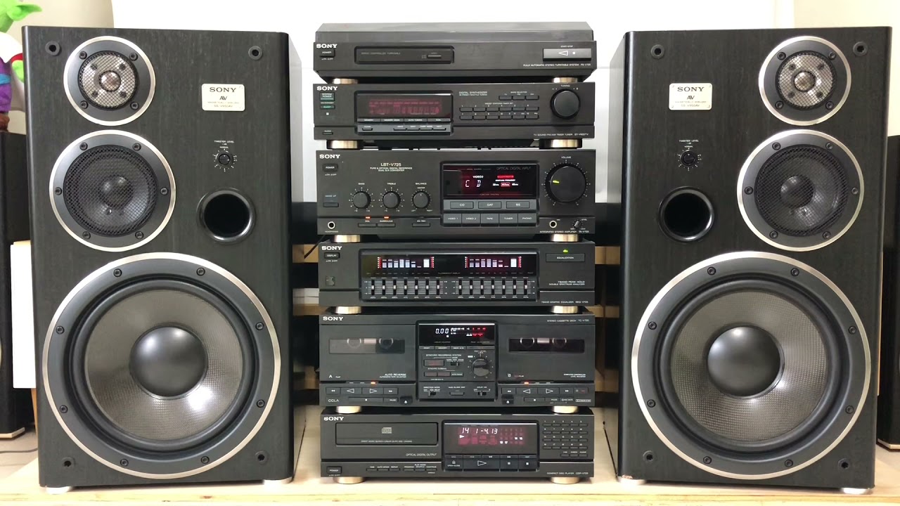 UP解禁【渡辺美奈代】瞳に約束　バブルコンポ SONY LBT-V725  スピーカーSS-950AV  ソニーリバティ
