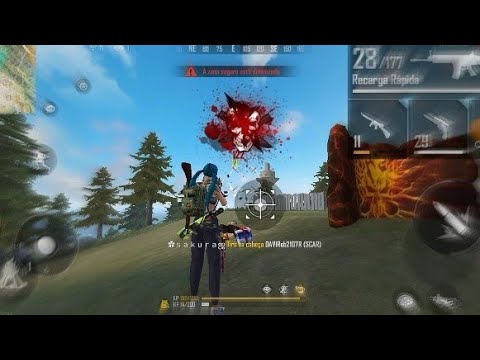Jogando Uma partida Ranqueada Free Fire Nanami Neko