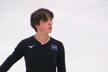 世界フィギュアスケート選手権2021＜公式練習(3/24)･宇野昌磨＞【フジテレビ公式】