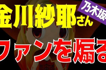 いいぞ！もっとやれ！！！【乃木坂46】金川紗耶さん、ノギカスに強烈な１撃を喰らわす！！！