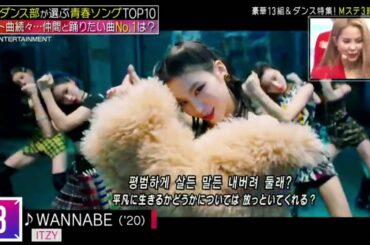 ITZY「WANNABE」ミュージックステーション3時間SP 2021年4月9日