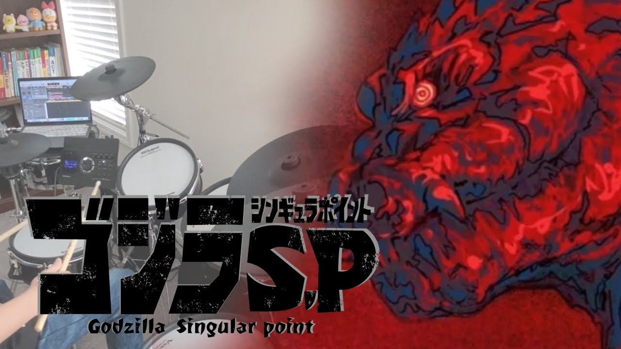 Godzilla Singular Point ED (Drum Cover) - 「POLKADOT STINGRAY/ポルカドットスティングレイ」 - Aoi/青い