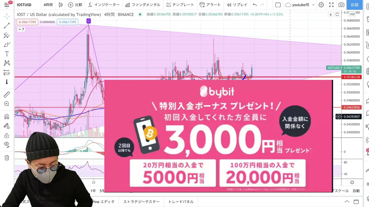 【ビットコイン＆IOST＆NEM＆XRP＆XLM＆MONA＆ETH＆QTUM】ついに目覚める？？注目アルト分析とBTC週明け相場展望