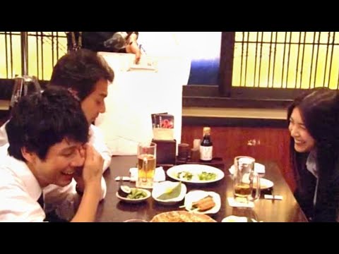 ドラマ『ストロベリーナイト』撮影現場の様子(居酒屋にて)竹内結子・西島秀俊・生瀬勝久・丸山隆平・小出恵介・宇梶剛士
