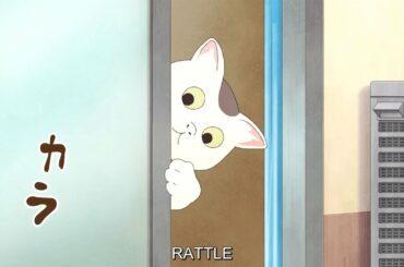 極主夫道 1話アニメ超かわいい子猫 // The Way of the Househusband best moment #6 Tatsu's super cute kitten