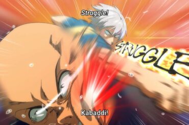 灼熱カバディ1話アニメ竜哉の強力な武道のパンチ//Shakunetsu Kabaddi Ep2 Sports talent Kabaddi of Tatsuya