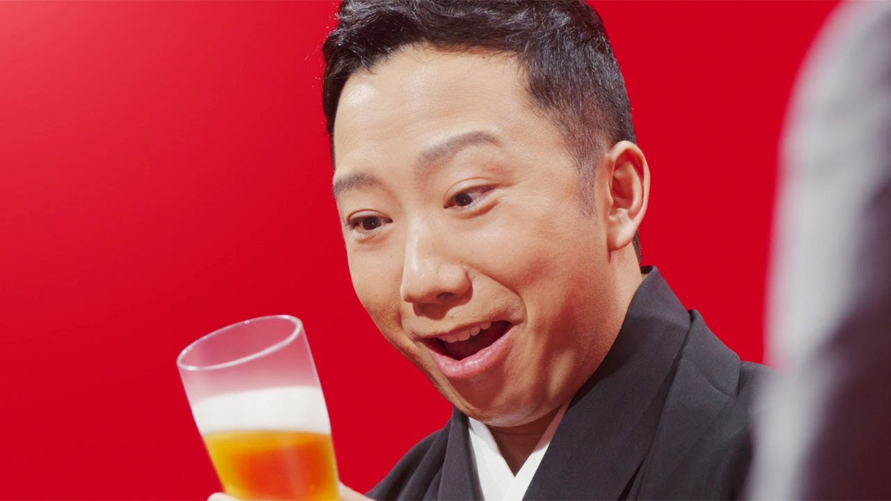 市川猿之助、江口洋介＆杏にすすめられ思わずうなり声　キリンビール本麒麟「市川猿之助さん」篇