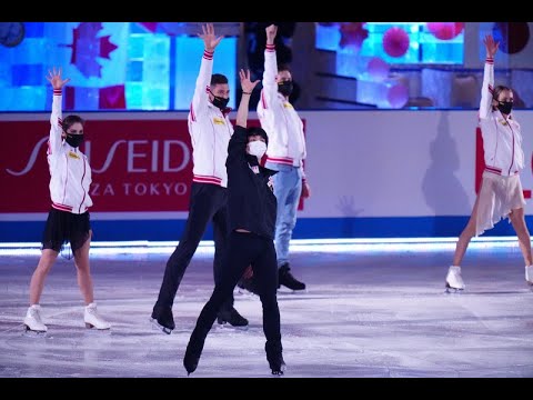 羽生結弦・坂本花織ら華麗に　フィギュア国別対抗エキシビション