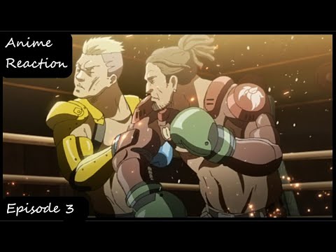 Anime Reaction | MEGALO BOX 2: NOMAD episode 3 (NOMAD メガロボクス2)