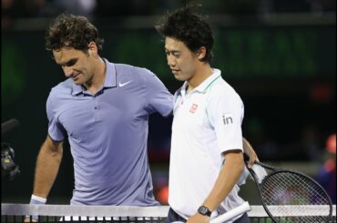 Roger Federer ロジャー・フェデラー vs Kei Nishikori 錦織 圭 テニス