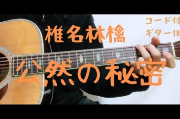 【ギターコード付き】椎名林檎/公然の秘密【アコギ弾いてみた】