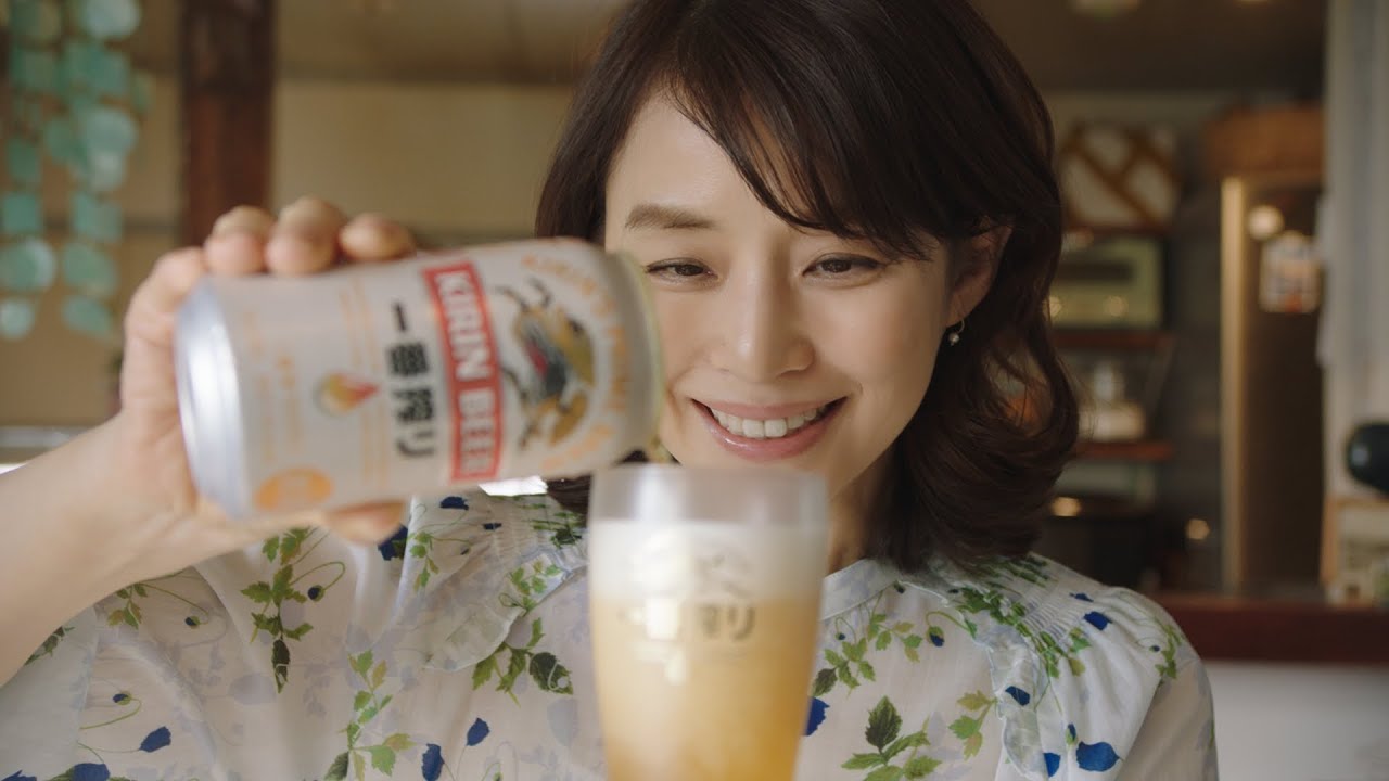 キリン一番搾り生ビール  「石田ゆり子　新おいしいもの篇　30秒」