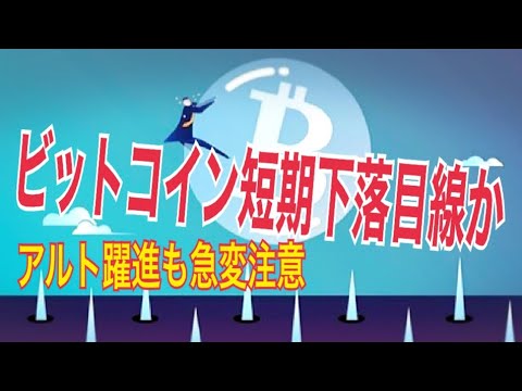 【仮想通貨】ビットコイン短期では下降目線か?アルトコイン躍進も、急変注意【暗号資産】 【仮想通貨】ビットコイン短期では下降目線か?アルトコイン躍進も、急変注意【暗号資産】