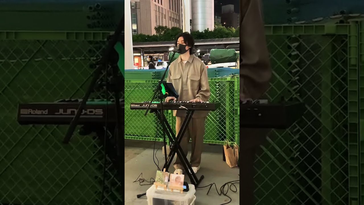 平岡優也 cover 『よるのあと / 上白石萌歌』路上ライブ
