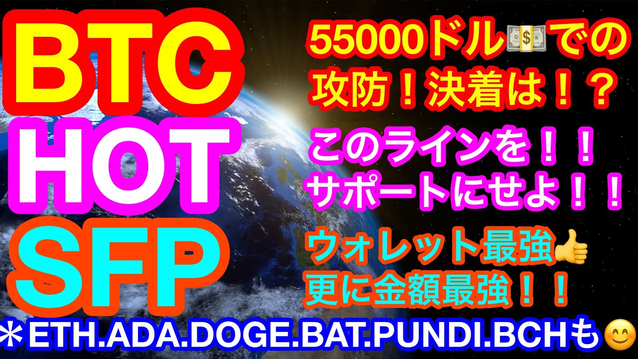【仮想通貨 BTC.ETH.HOT.ADA.DOGE.BAT.SFP.PUNDIX.BCH】ビットコインはまだまだ上を狙える❗️イーサリアムは史上最高値更新👍😊アルトは今から始まる❗️❓ 【仮想通貨 BTC.ETH.HOT.ADA.DOGE.BAT.SFP.PUNDIX.BCH】ビットコインはまだまだ上を狙える❗️イーサリアムは史上最高値更新👍😊アルトは今から始まる❗️❓