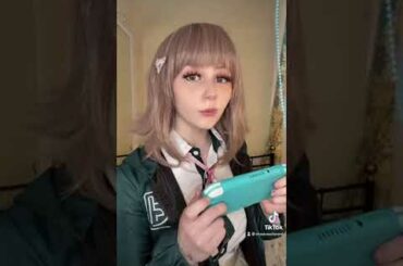 Chiaki Nanami Danganronpa Cosplay - (TikTok) #shorts